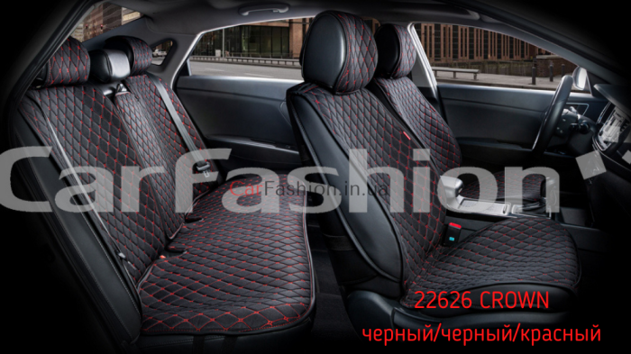 Накидки на передние и задние сидения автомобиля Carfashion Сrown