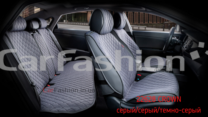 Накидки на передние и задние сидения автомобиля Carfashion Сrown
