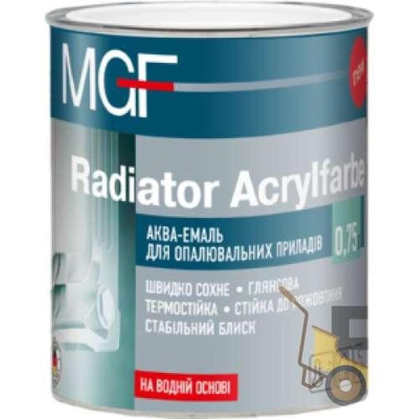 Акваемаль для отопительных устройств MGF Radiator Acrylfarbe 0,75л